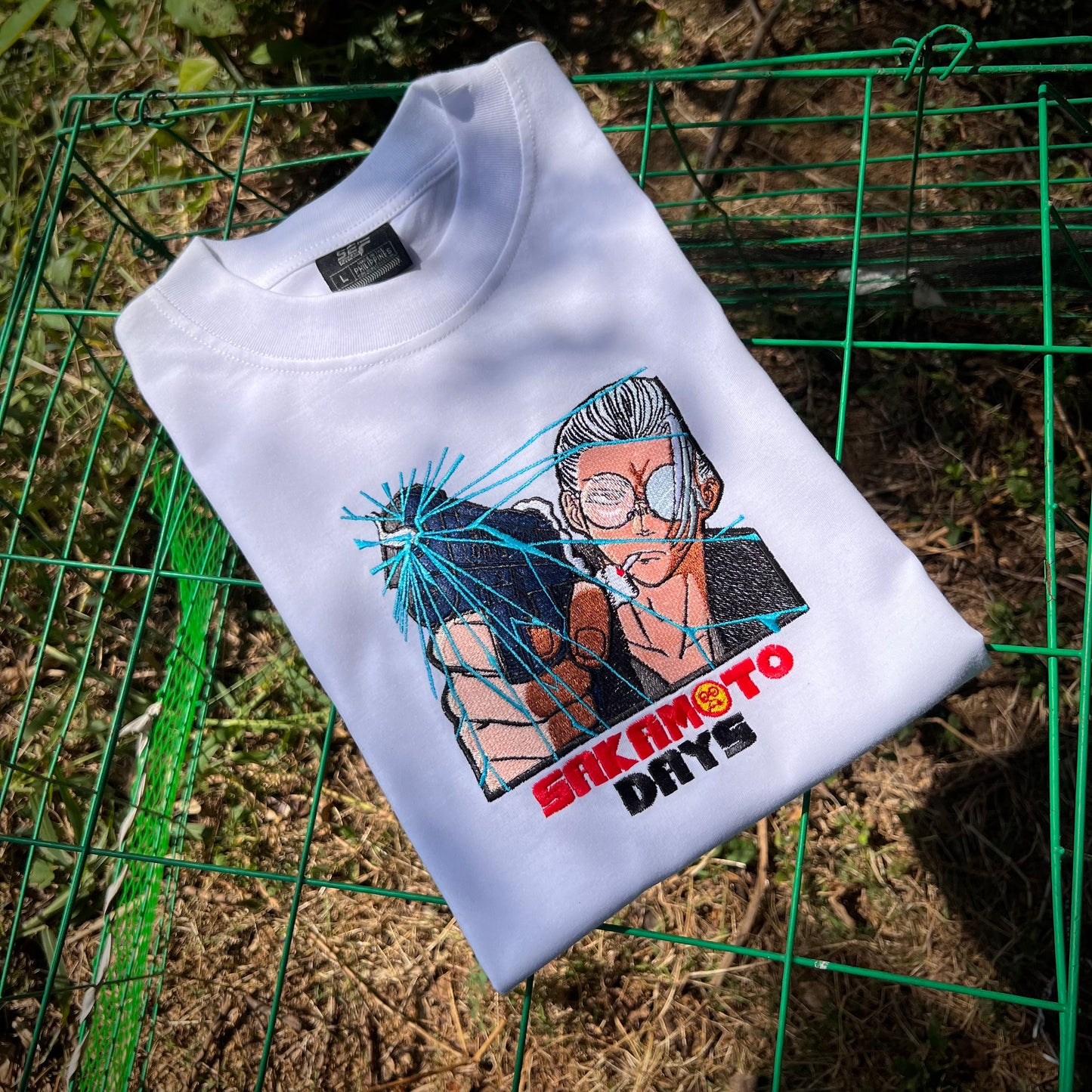 Embroidered Sakamoto Days T-shirt