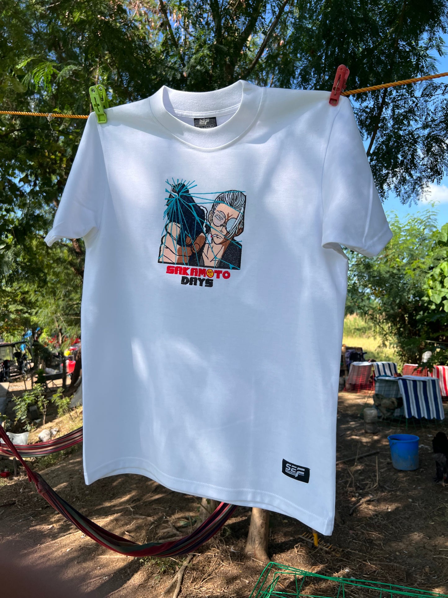 Embroidered Sakamoto Days T-shirt