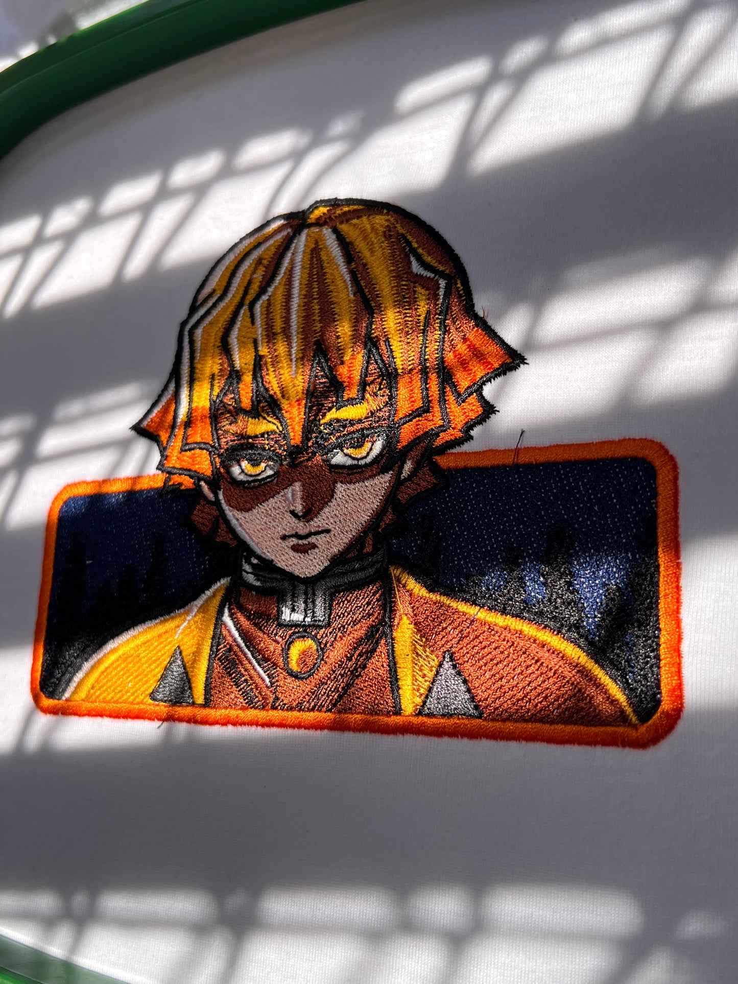 Embroidered Zenitsu Of Demon Slayer T-shirt