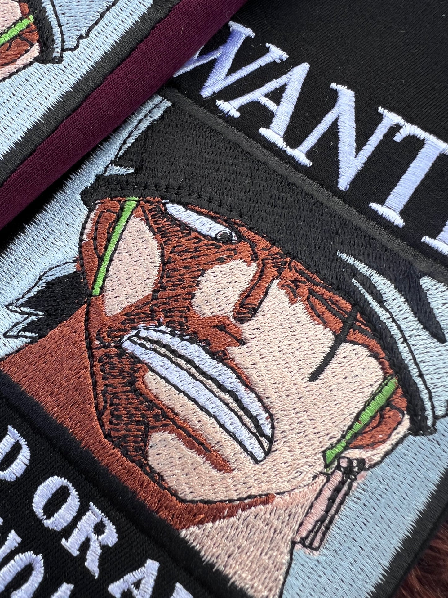 Embroidered Print Anime Roronoa Zorro Wanted Poster