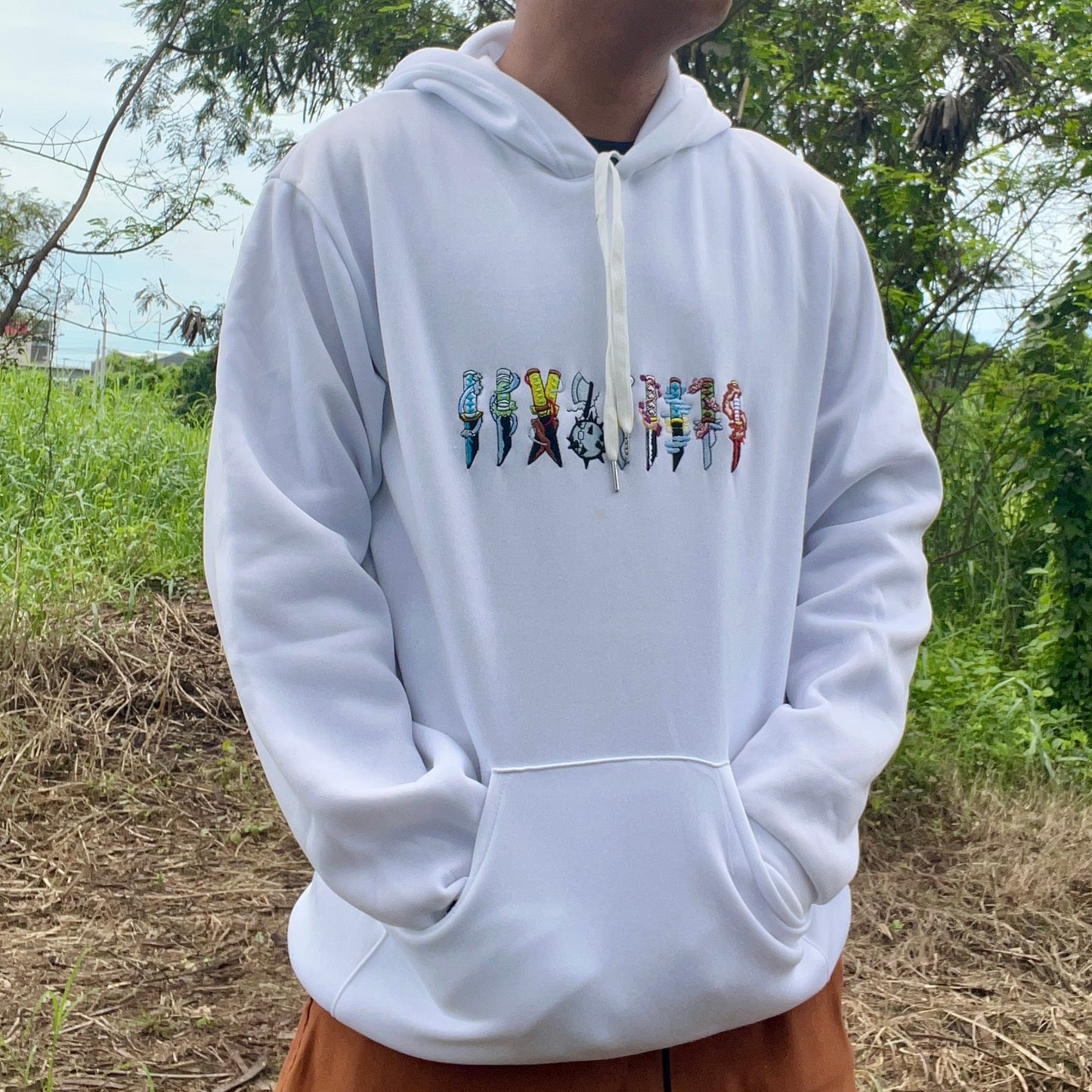 Embroidered Hoodie Hashira Swords of Demon Slayer
