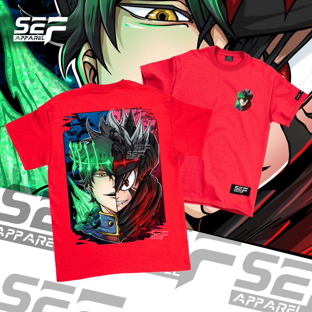 SEF Apparel Anime T-shirt Asta X Yuno