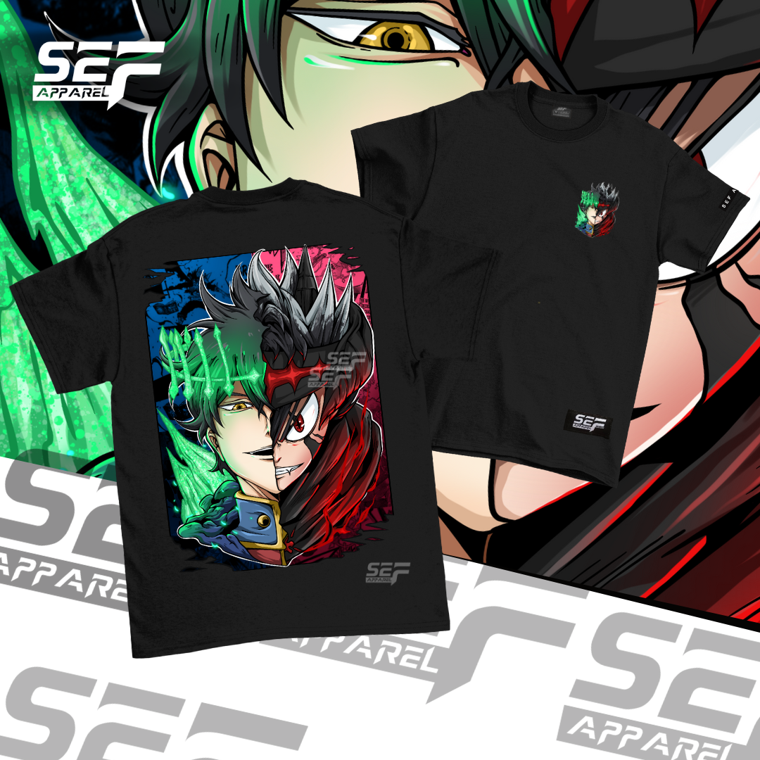 SEF Apparel Anime T-shirt Asta X Yuno