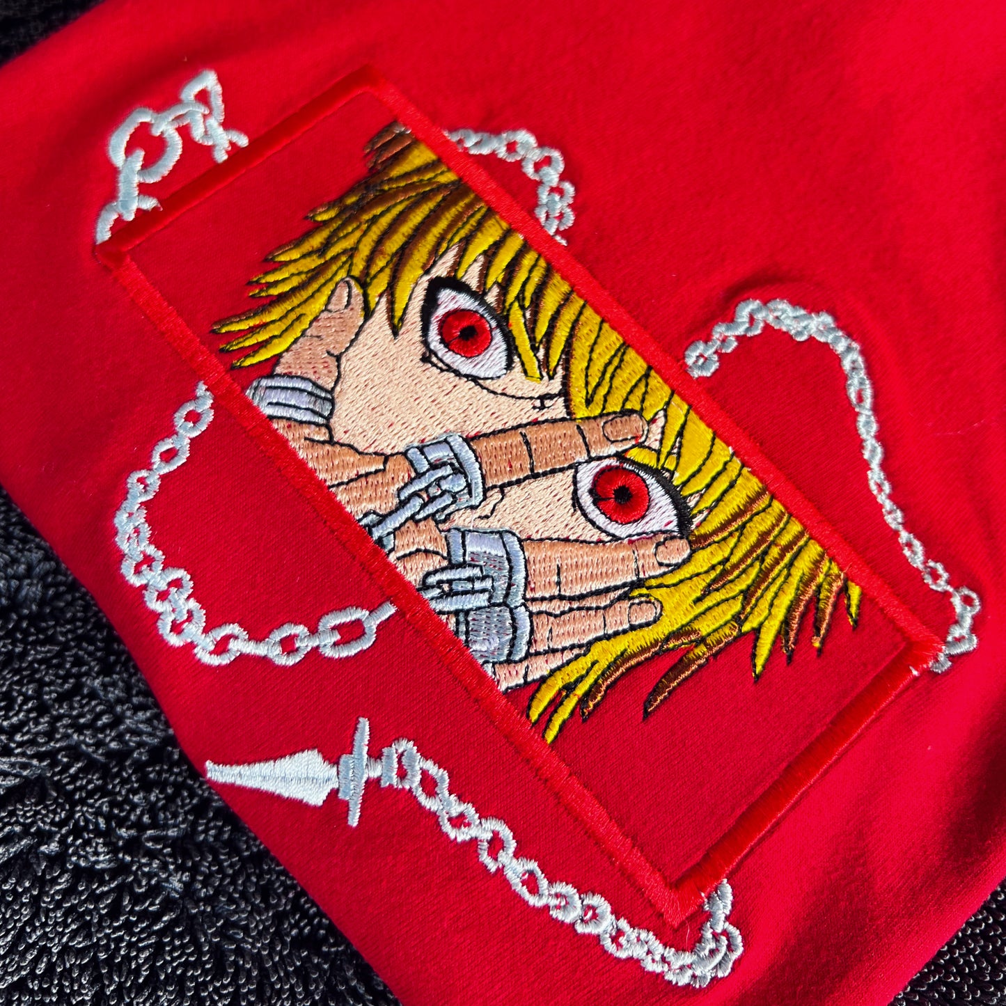 SEF Apparel Embroidered Kurapika T-shirt