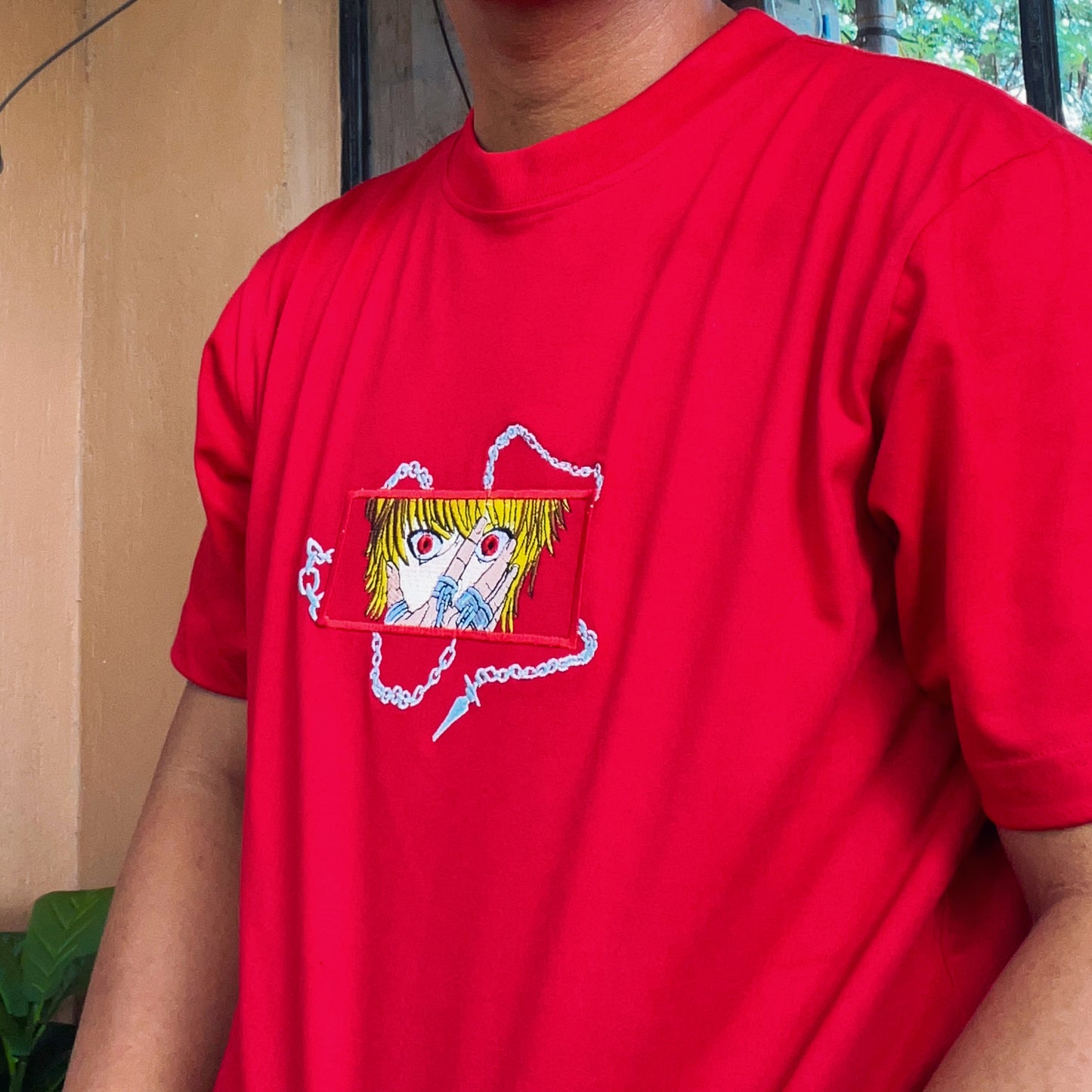 SEF Apparel Embroidered Kurapika T-shirt