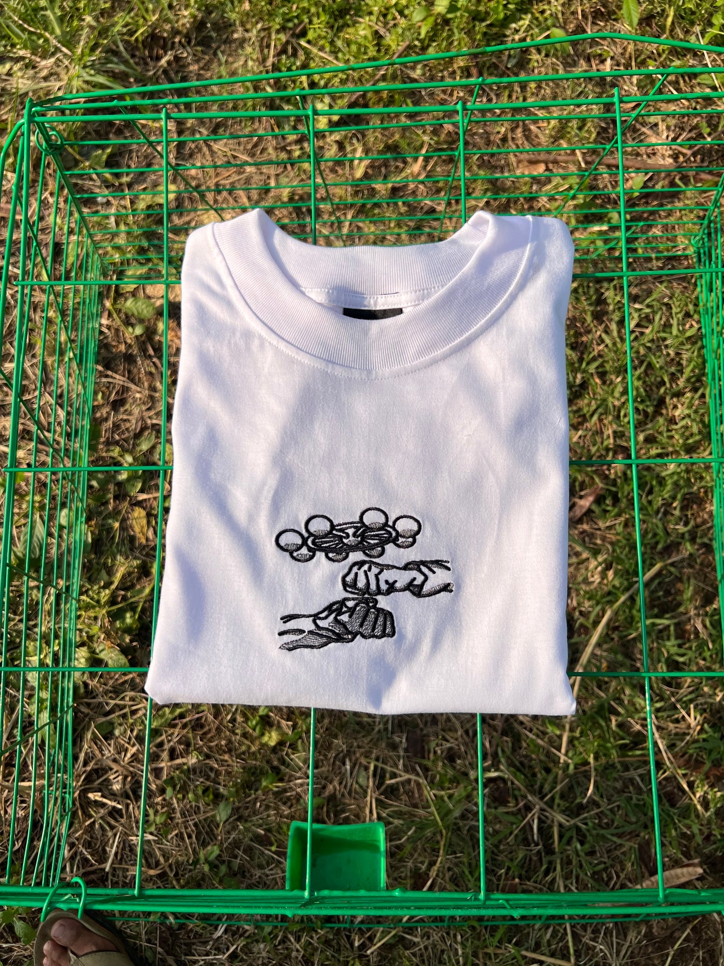 Embroidered and DTF Print Mahoraga x Megumi T-shirt anime