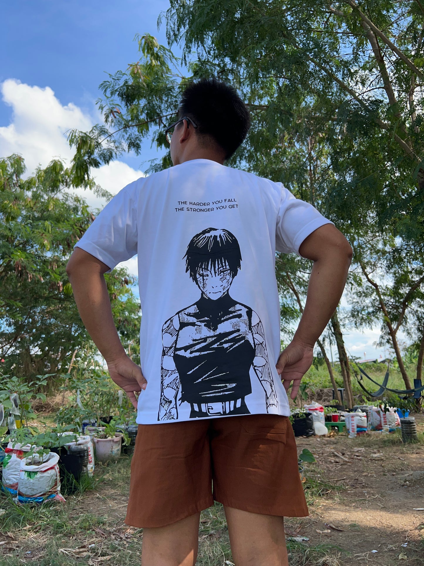 Embroidered and DTF Print Maki Zenin of Jujutsu Kaisen T-shirt anime