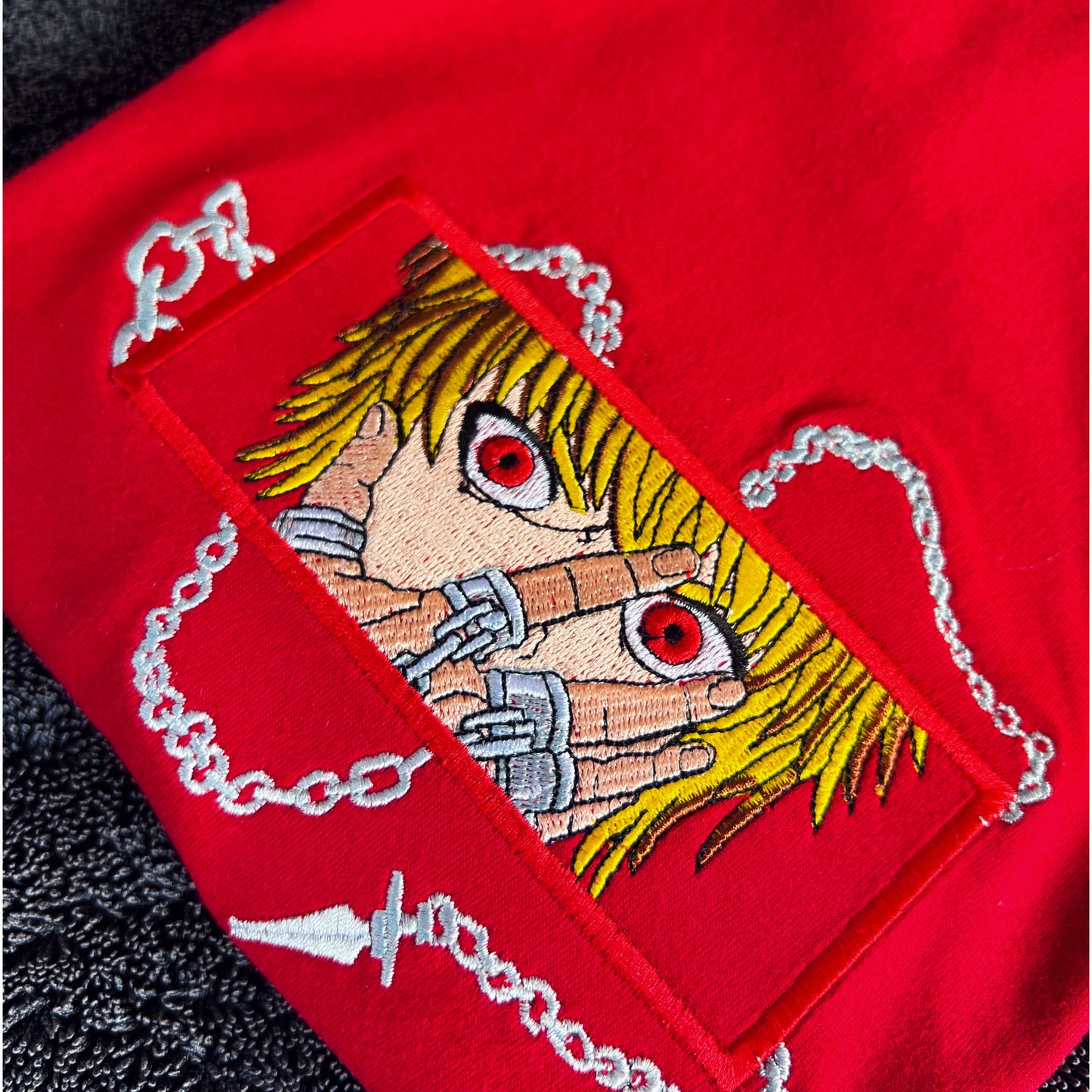 SEF Apparel Embroidered Kurapika T-shirt