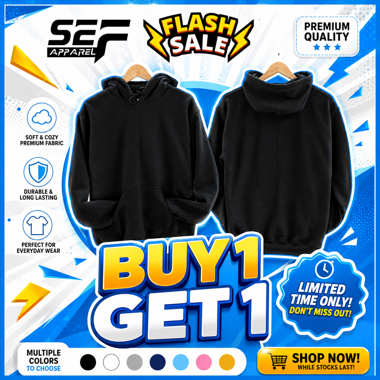 SEF APPAREL SWEATER AND HOODIE BUY 1 TAKE 1 PROMO ONLY!