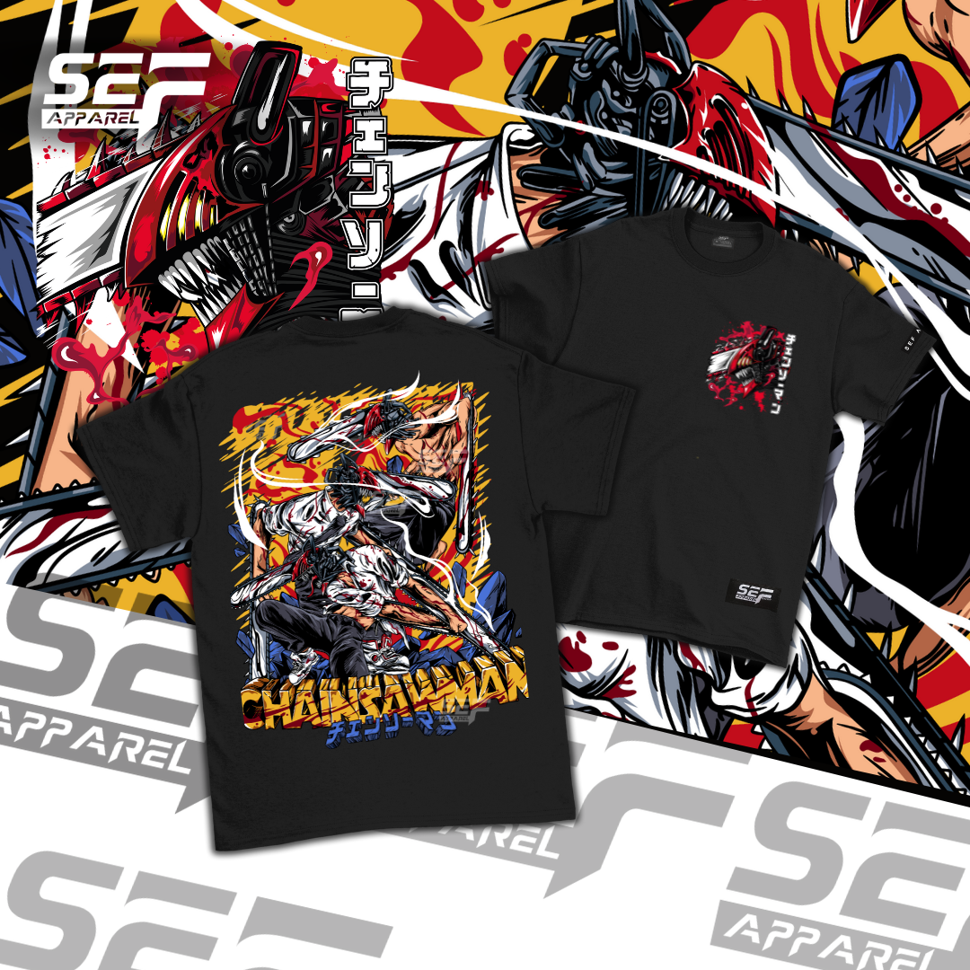 SEF Apparel Anime T-shirt Denji Chainsawman V2