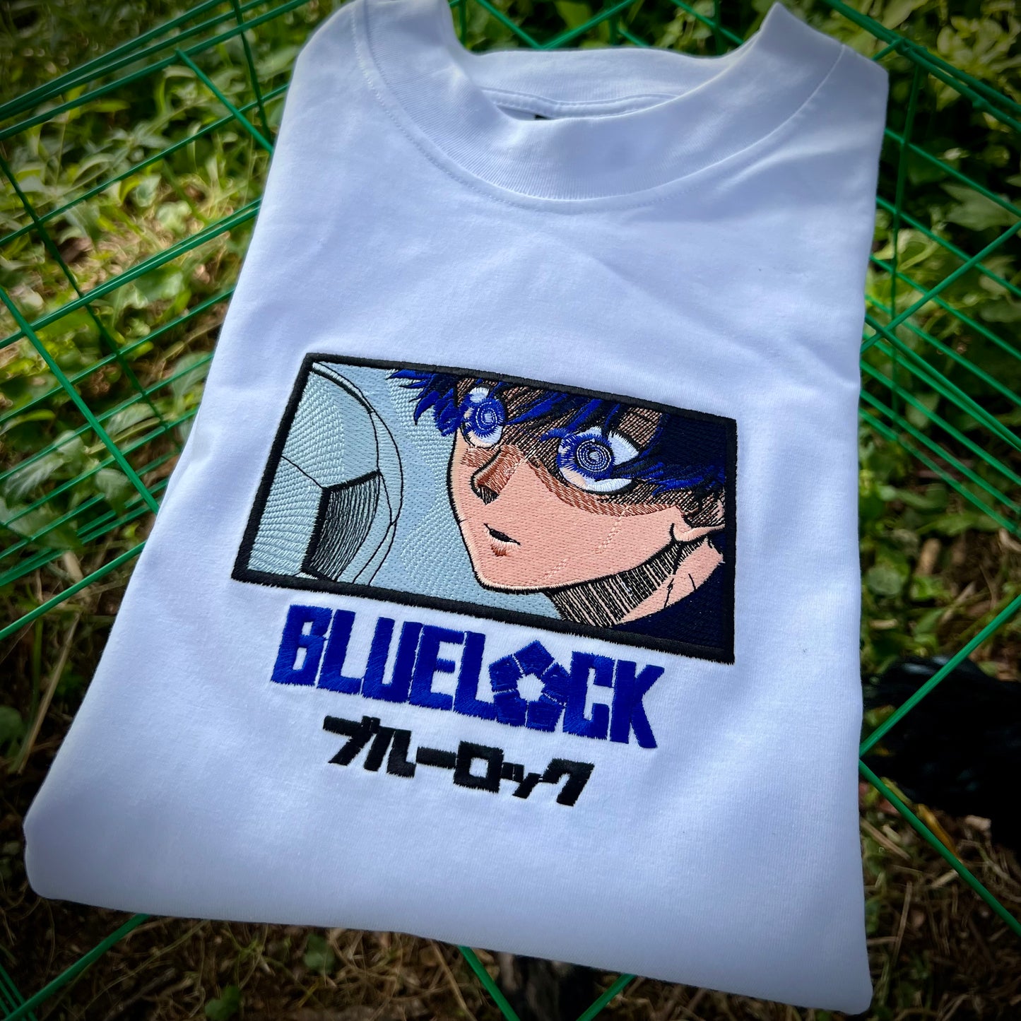 Embroidered Blue Lock Isagi T-shirt one piece