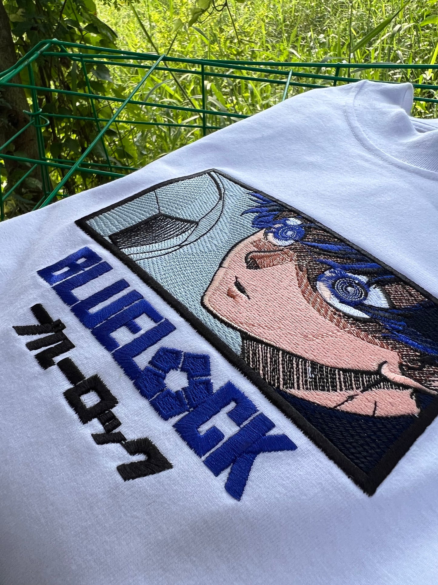 Embroidered Blue Lock Isagi T-shirt one piece