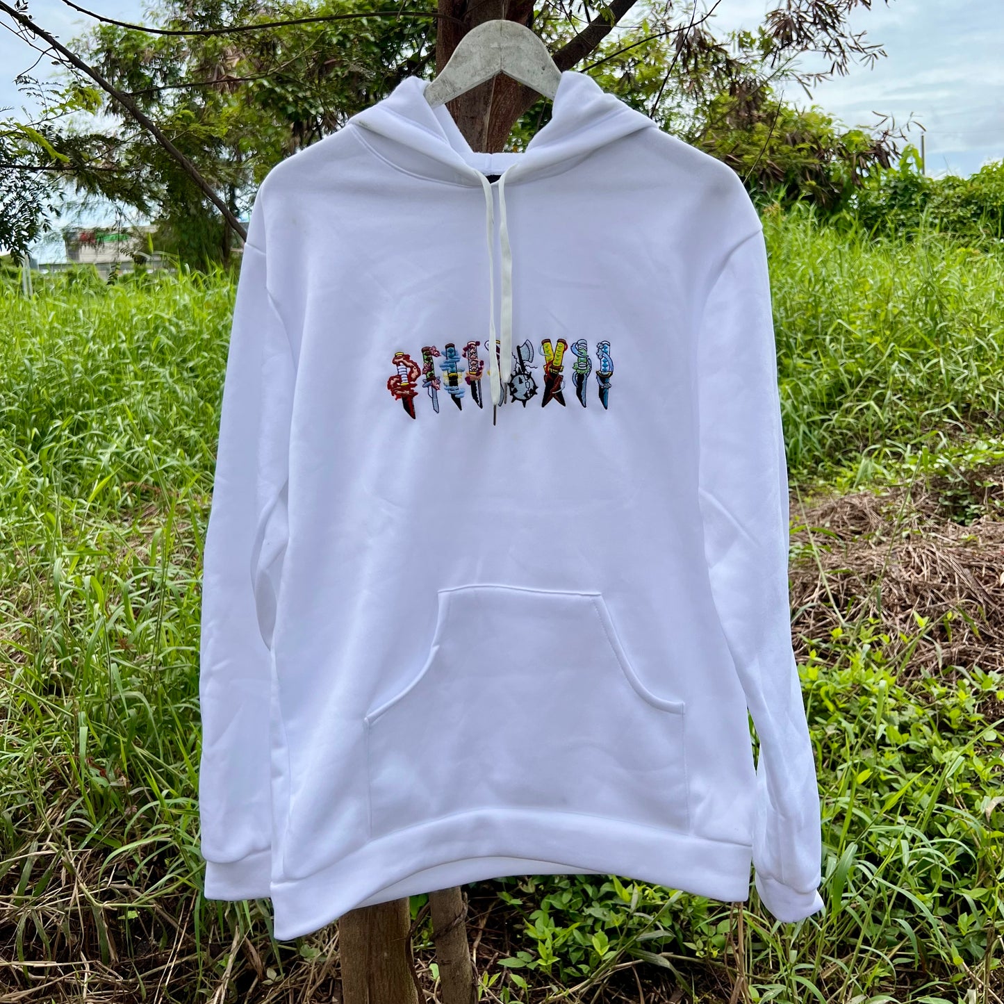 Embroidered Hoodie Hashira Swords of Demon Slayer