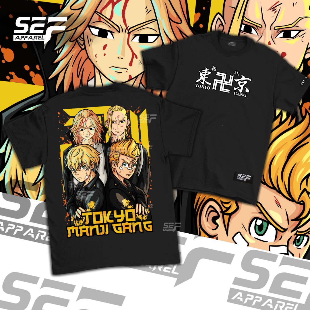 SEF Apparel Anime T-shirt Tokyo Ravengers