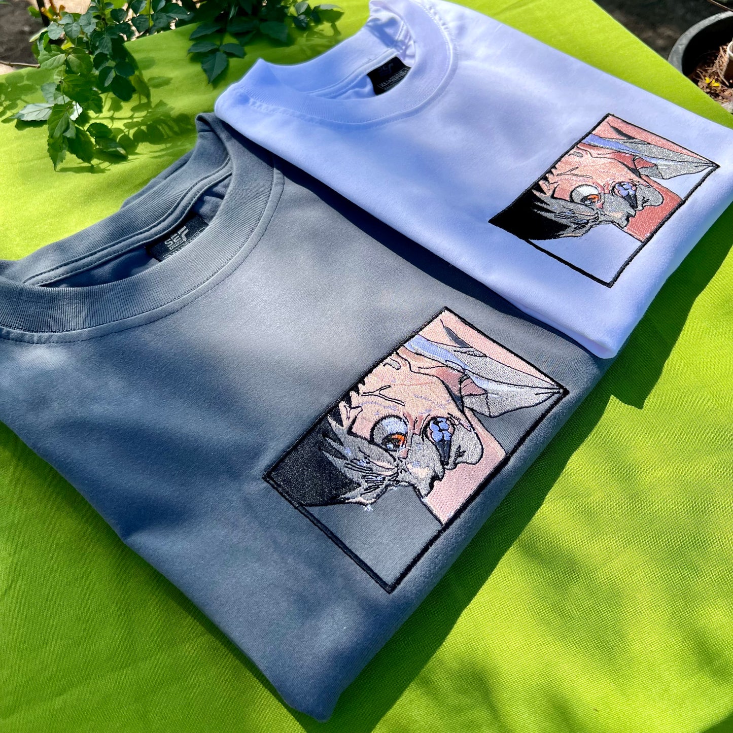 Embroidered and DTF Print Gon Freecs of Hunter X Hunter HXH T-shirt anime