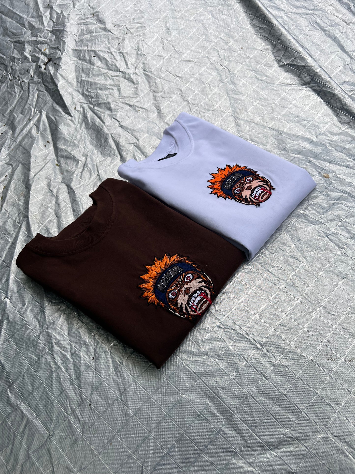 Embroidered and DTF Print Naruto of Naruto Shippuden T-shirt anime