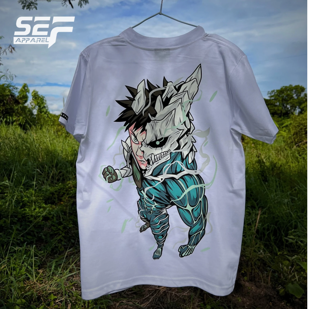 Embroidered and DTF Print Kaiju No. 8 T-shirt anime