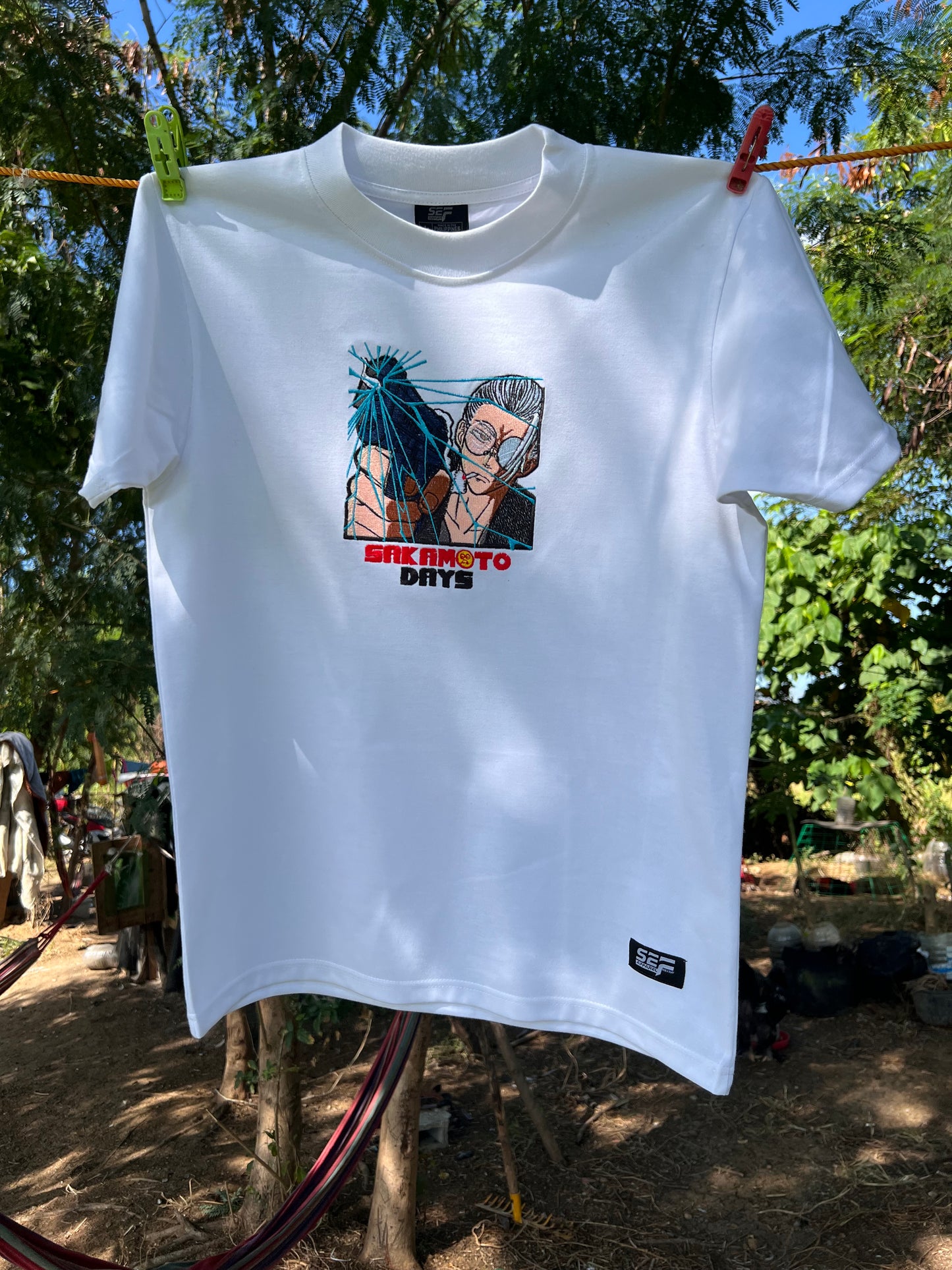 Embroidered Sakamoto Days T-shirt