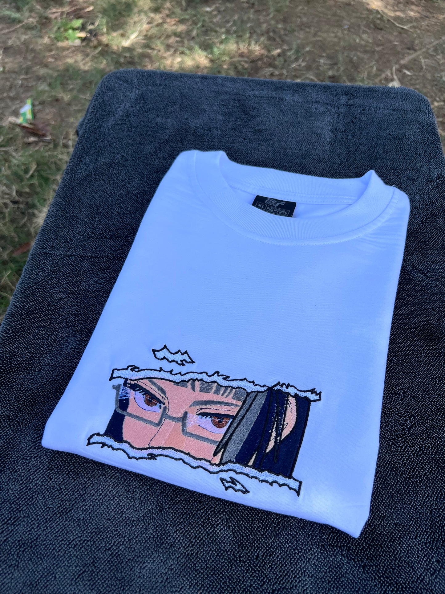 Embroidered and DTF Print Maki Zenin of Jujutsu Kaisen T-shirt anime