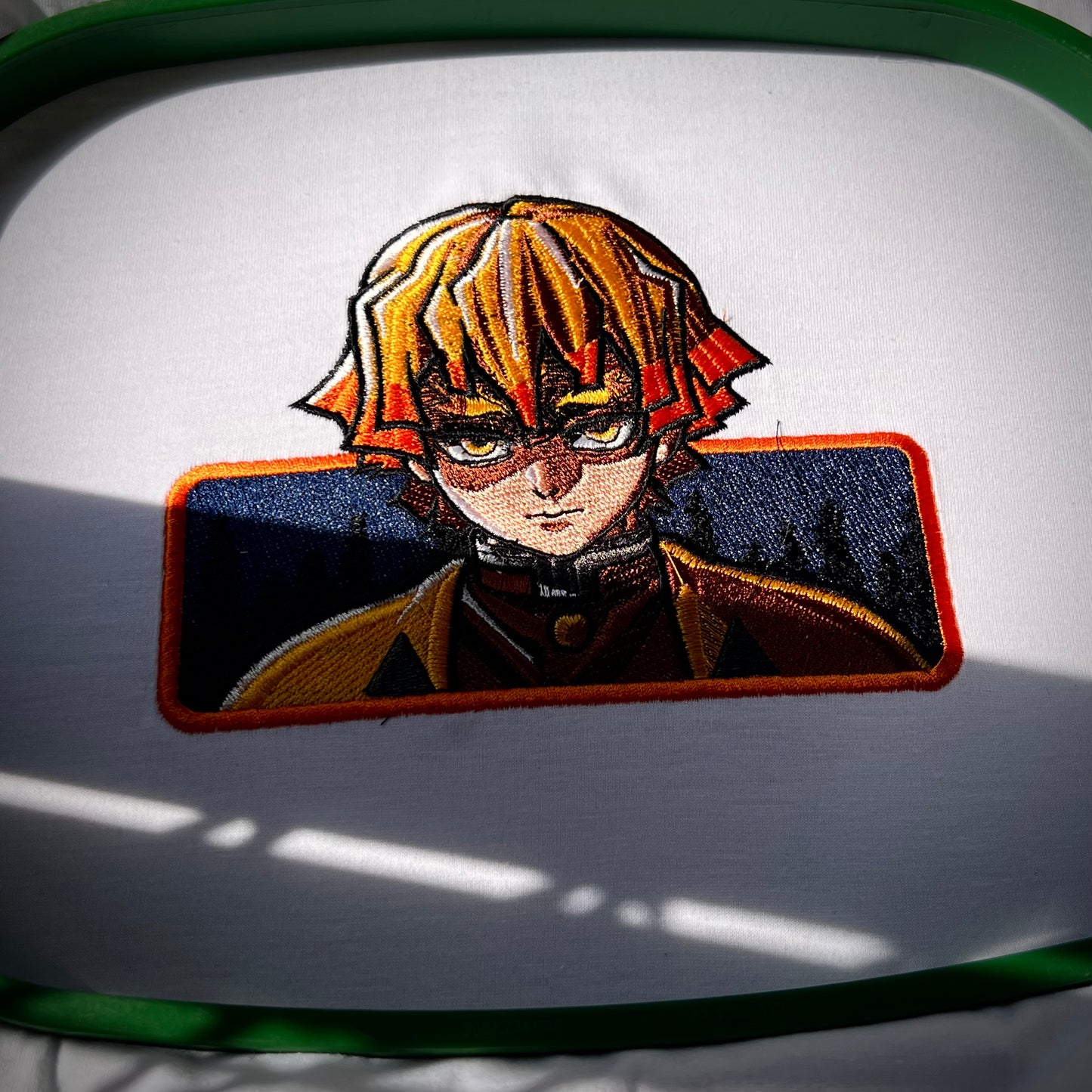 Embroidered Zenitsu Of Demon Slayer T-shirt