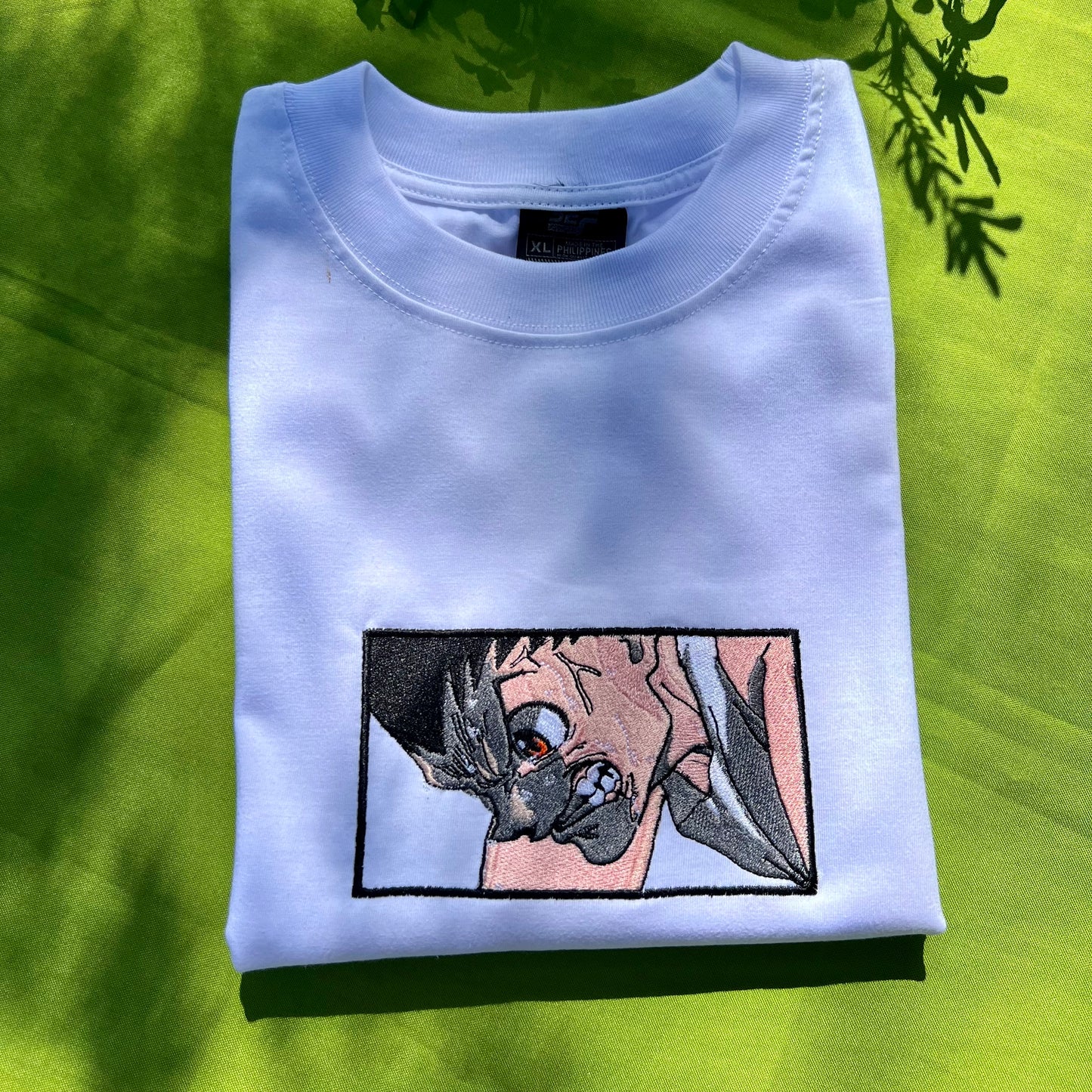 Embroidered and DTF Print Gon Freecs of Hunter X Hunter HXH T-shirt anime