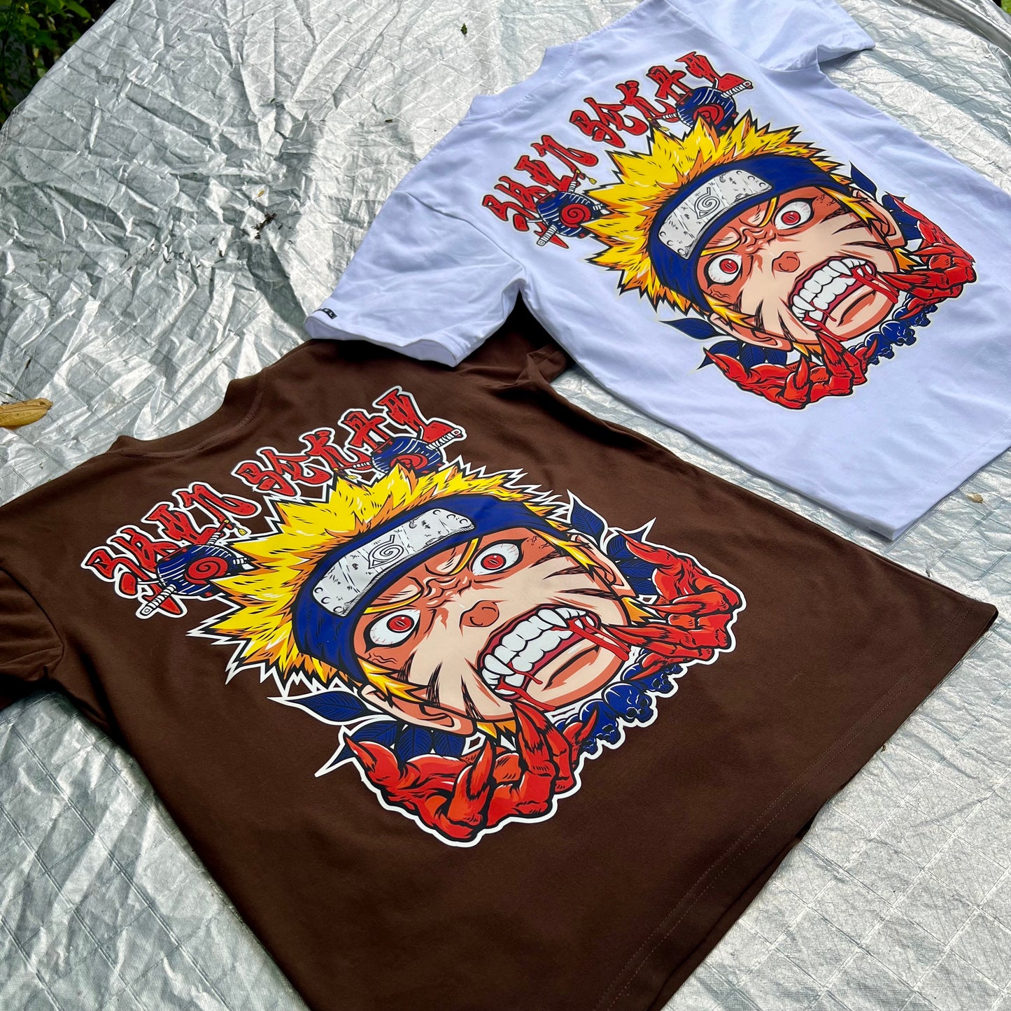 Embroidered and DTF Print Naruto of Naruto Shippuden T-shirt anime
