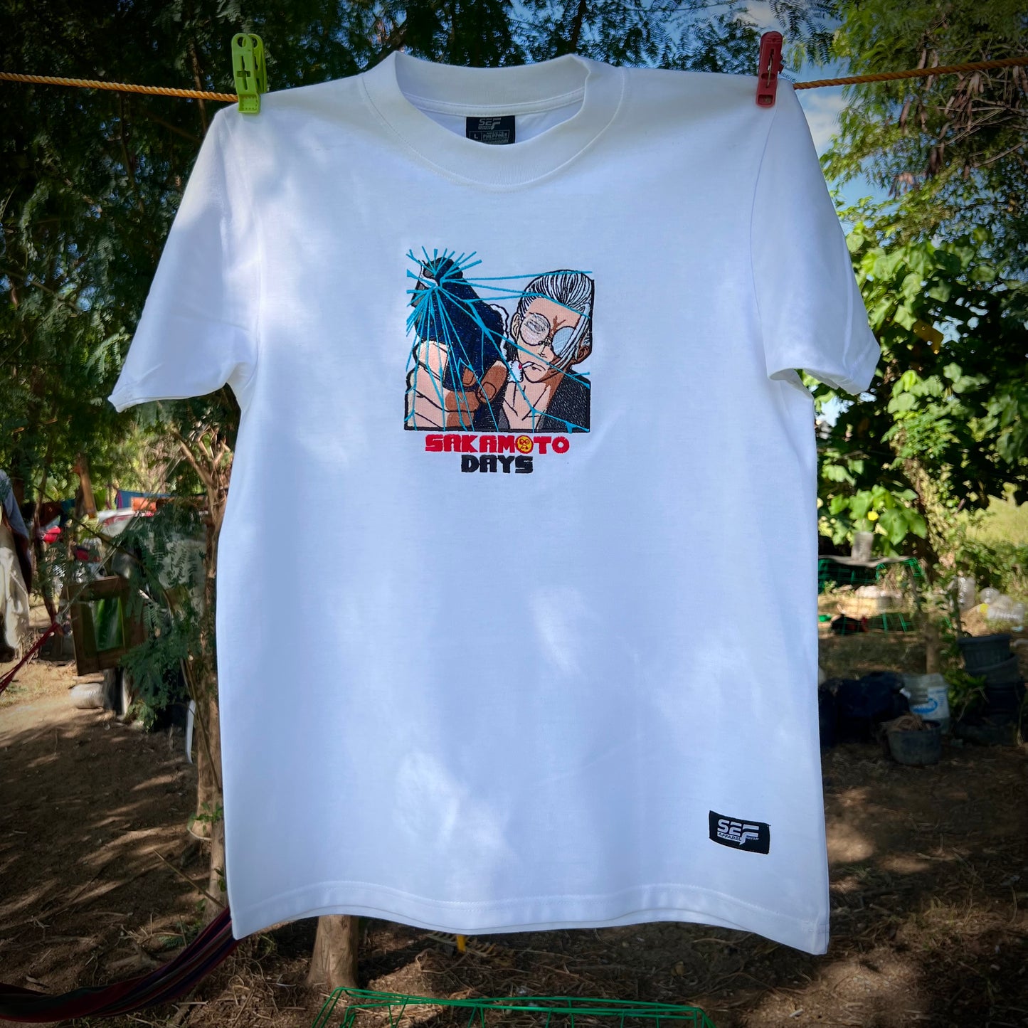 Embroidered Sakamoto Days T-shirt