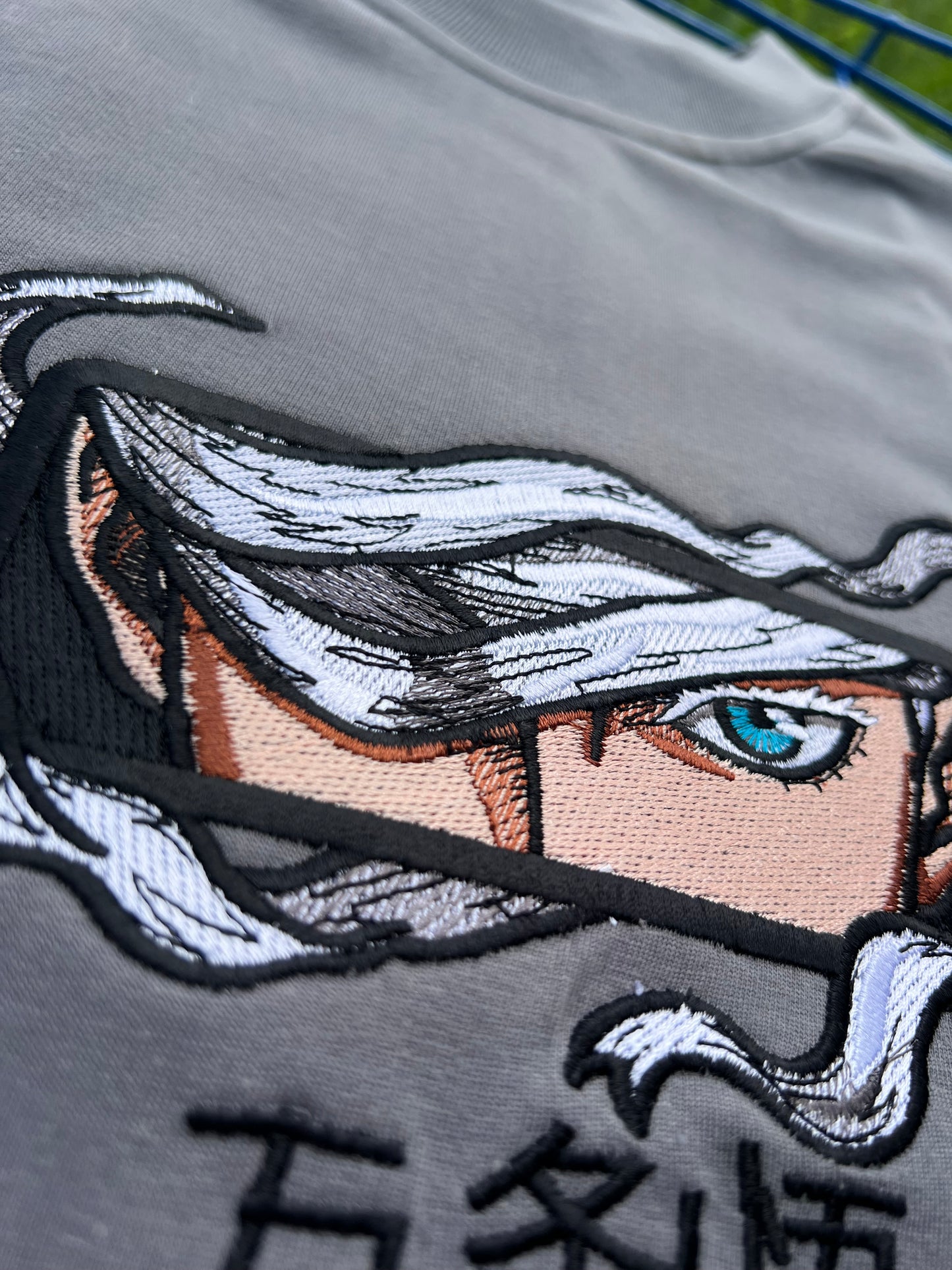 Embroidered Gojo Saturo T-shirt Jjk Jujutsu Kaisen