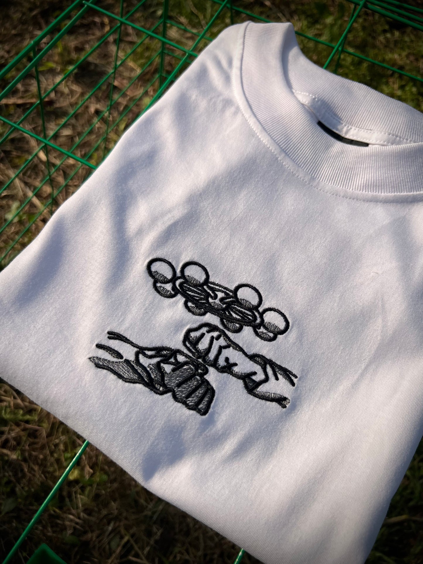 Embroidered and DTF Print Mahoraga x Megumi T-shirt anime