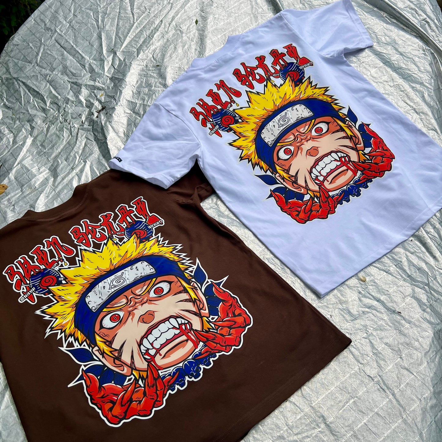 Embroidered and DTF Print Naruto of Naruto Shippuden T-shirt anime