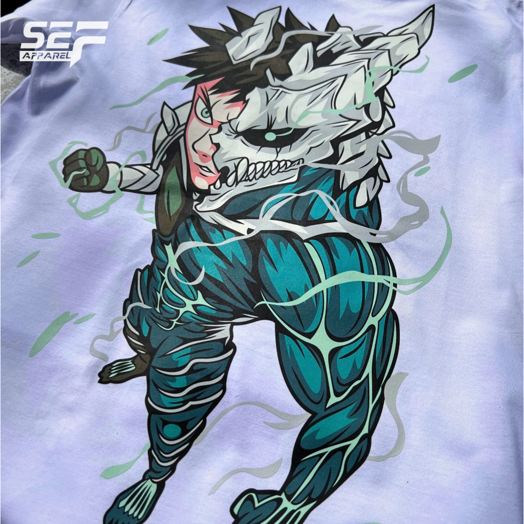 Embroidered and DTF Print Kaiju No. 8 T-shirt anime