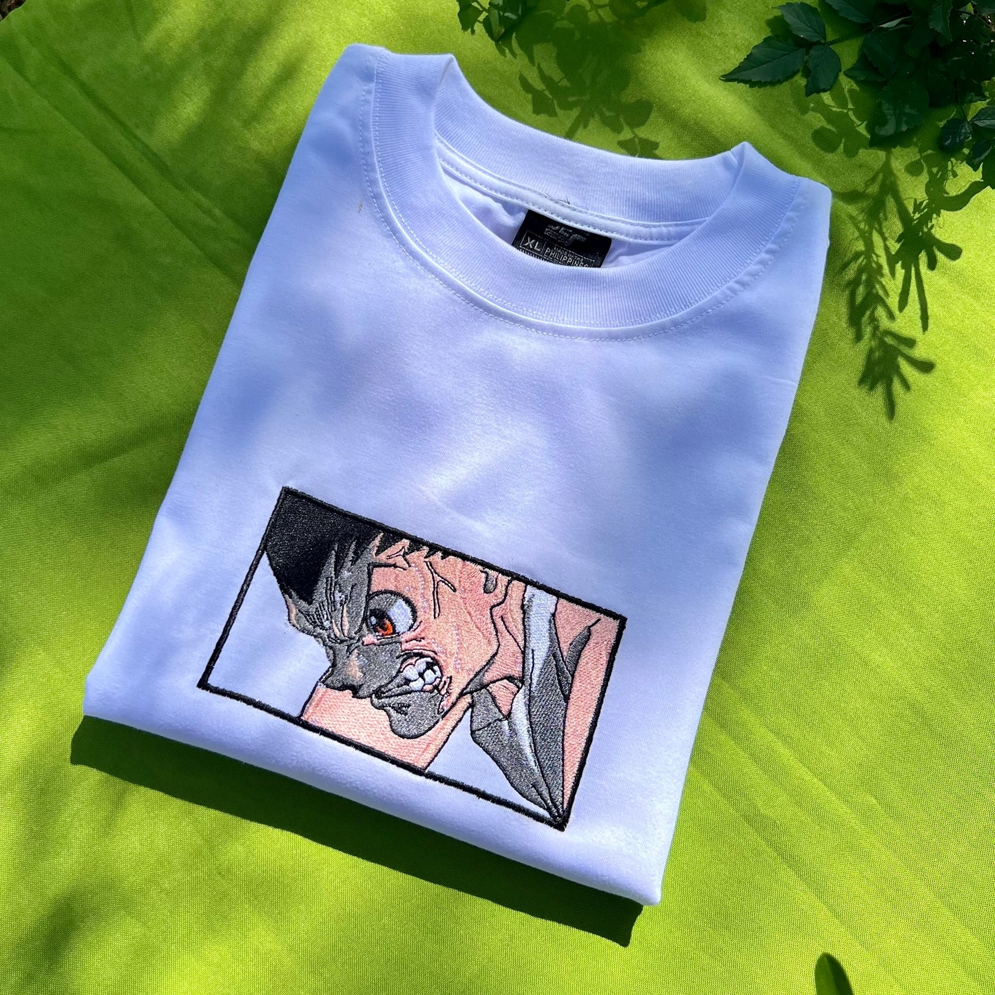 Embroidered and DTF Print Gon Freecs of Hunter X Hunter HXH T-shirt anime