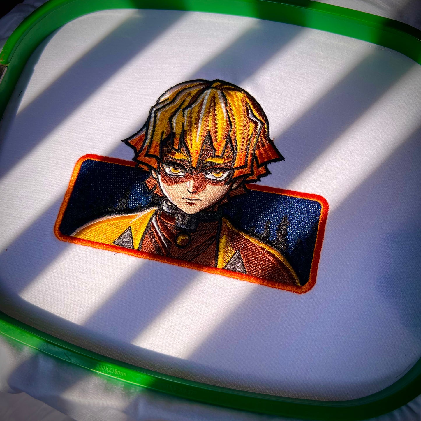Embroidered Zenitsu Of Demon Slayer T-shirt