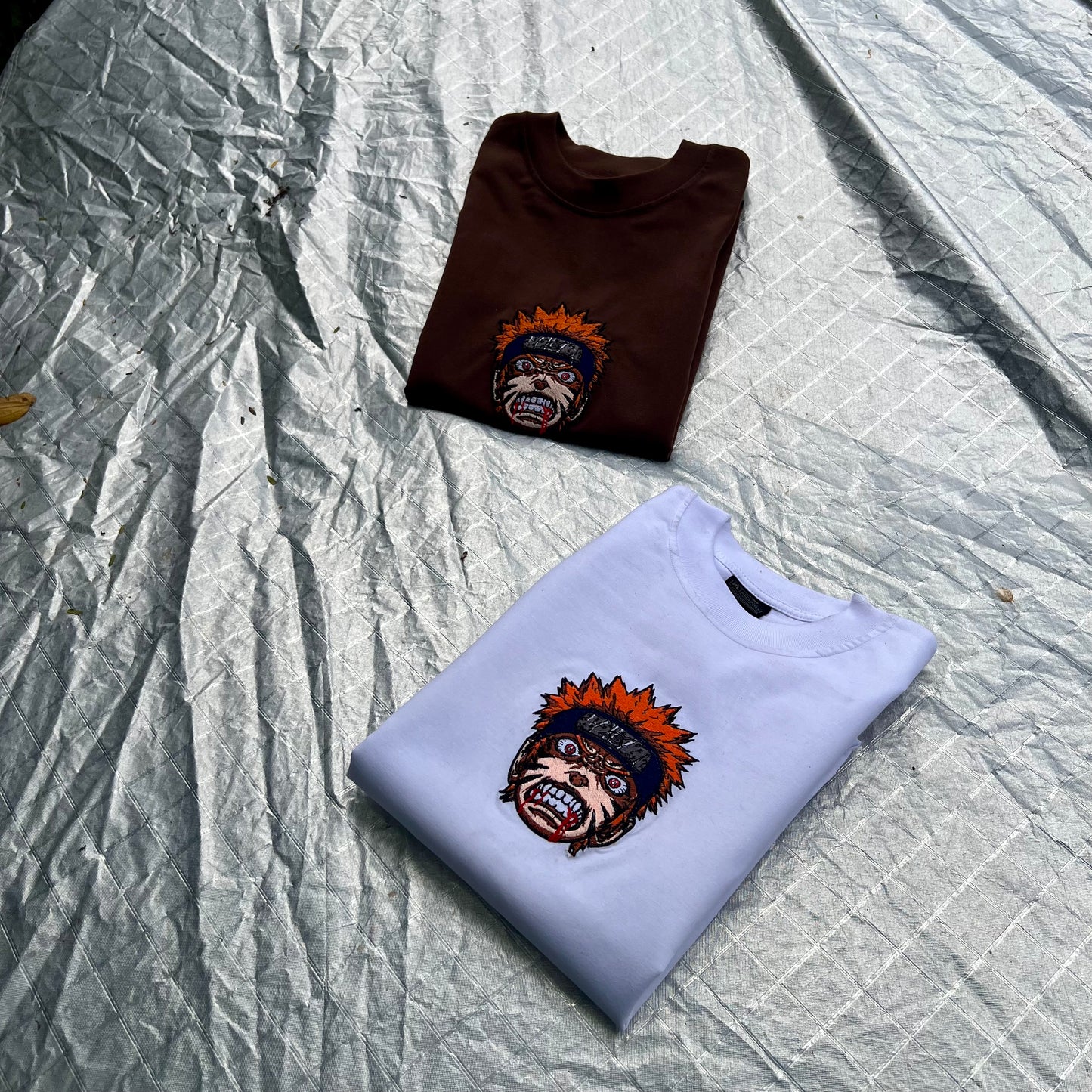 Embroidered and DTF Print Naruto of Naruto Shippuden T-shirt anime