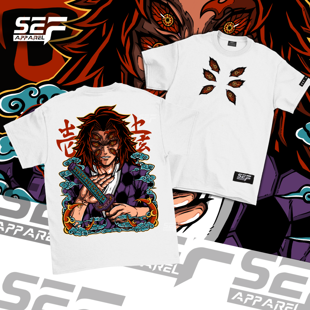 SEF Apparel Anime Upper moon rank 1 Kokoshibo Kokushibo T-shirt