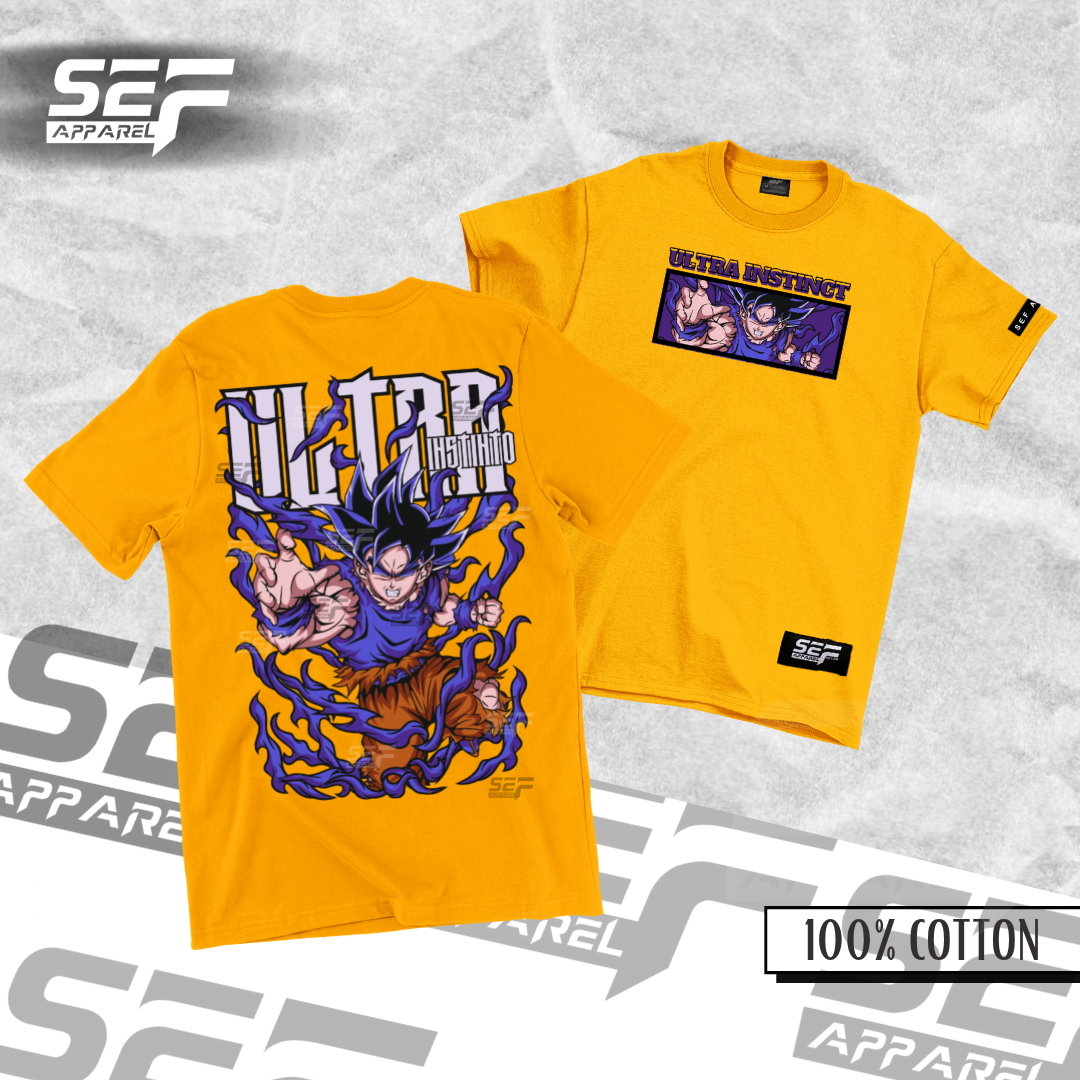 SEF Apparel Anime Ultra Instinct Goku