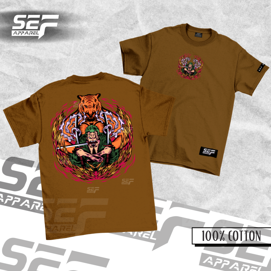 SEF Apparel Anime Zoro Tiger