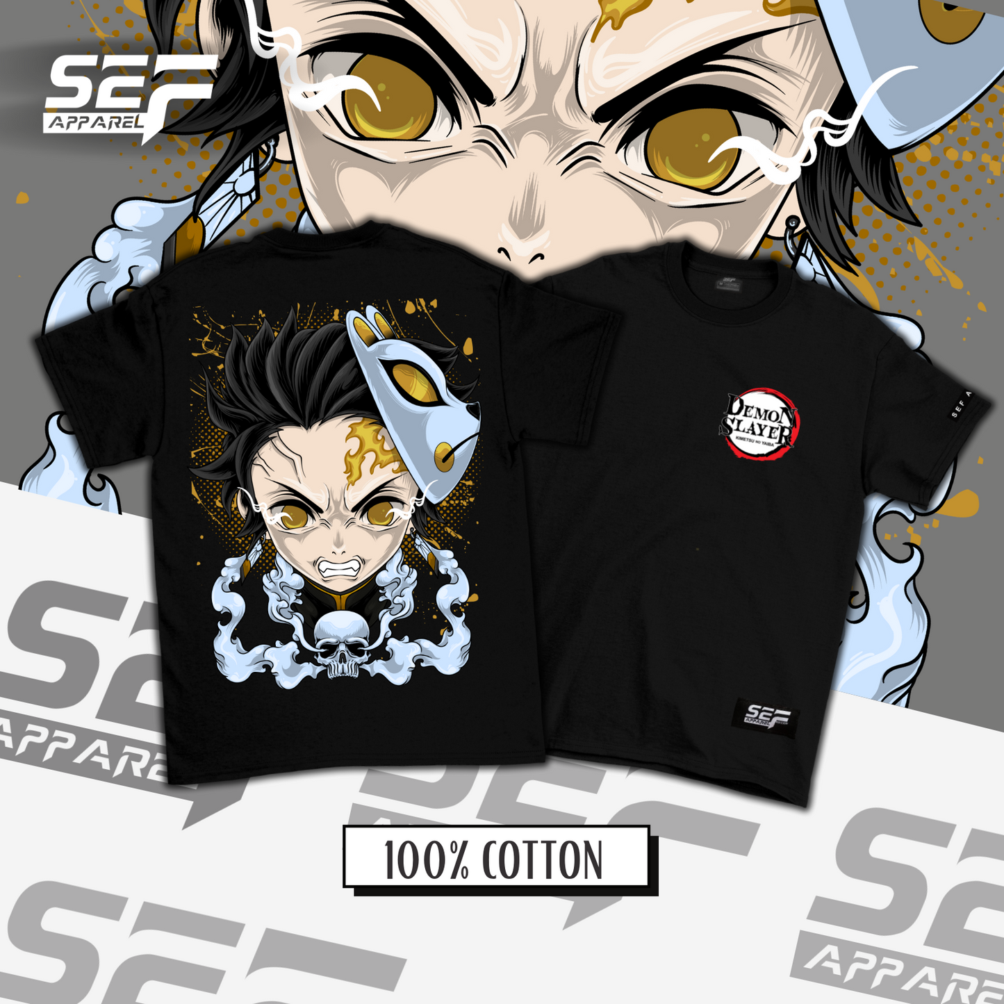SEF Apparel Spongebob Demon Slayer Tanjiro