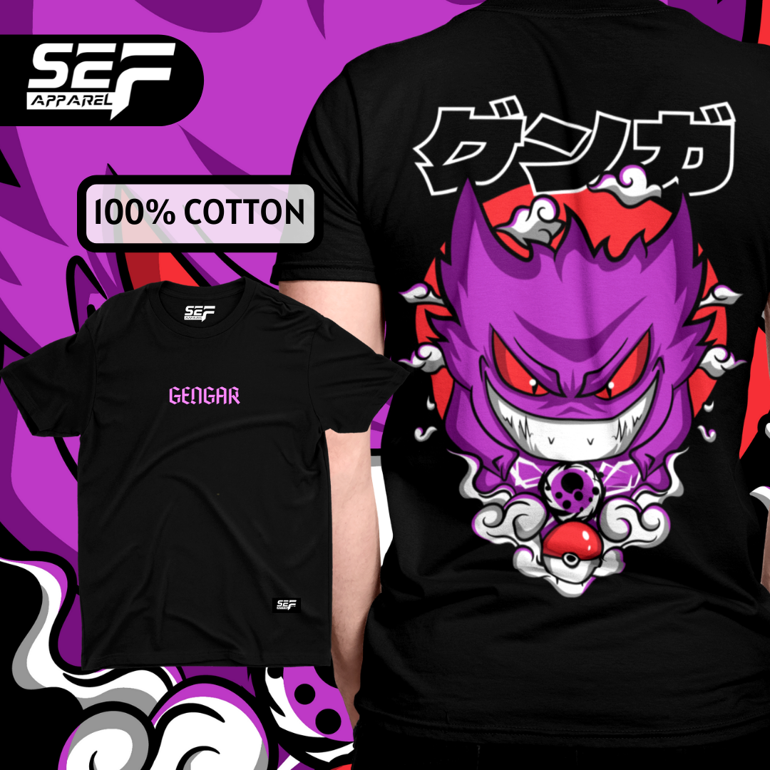 SEF Apparel Anime Series T-shirt Gengar