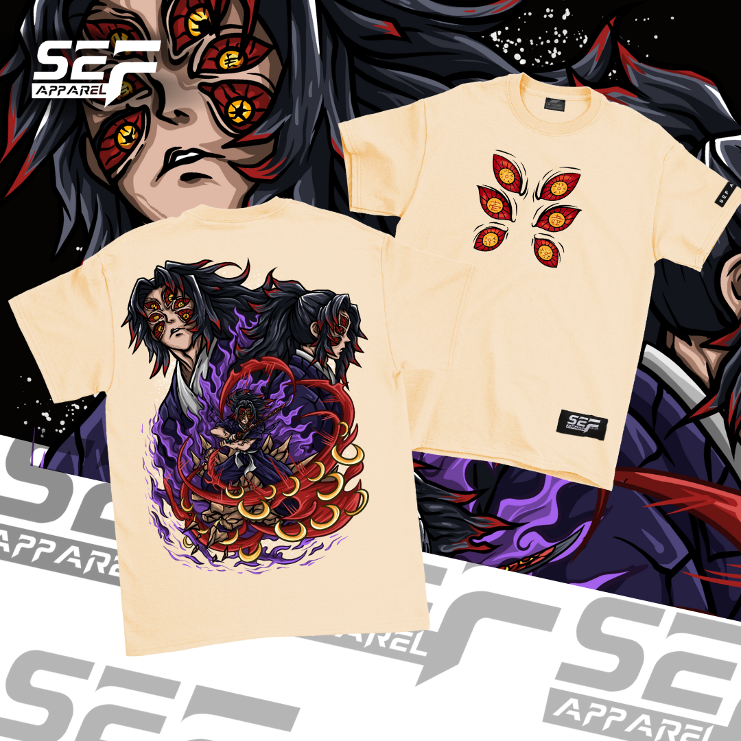 SEF Apparel Kokushibo Demon Slayer T-shirt Unisex Anime – SEF Apparel