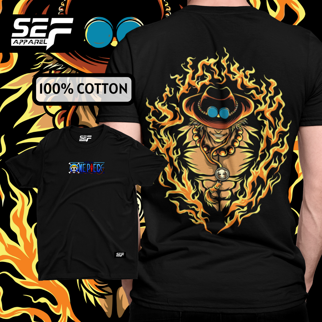SEF Apparel T-SHIRT Anime Series Ace of One piece