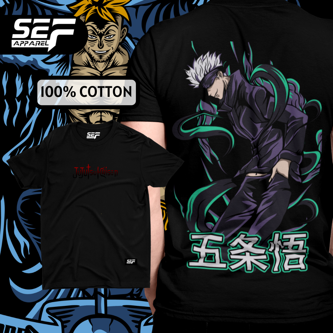 SEF Apparel Anime Series T-shirt Gojo Satoru