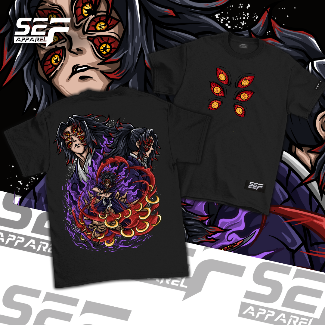 SEF Apparel Kokushibo Demon Slayer T-shirt Unisex Anime
