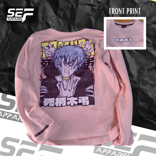 SEF Apparel Anime Tomura Shigaraki Pink Sweater