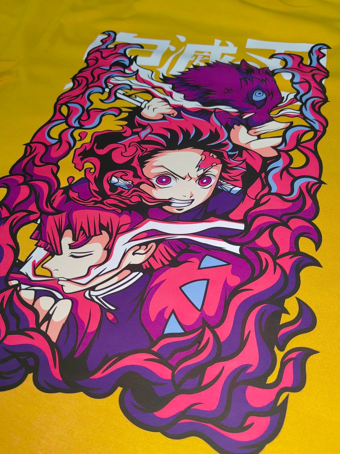 SEF Apparel Anime Inspired Trio Demon Slayer T-shirt