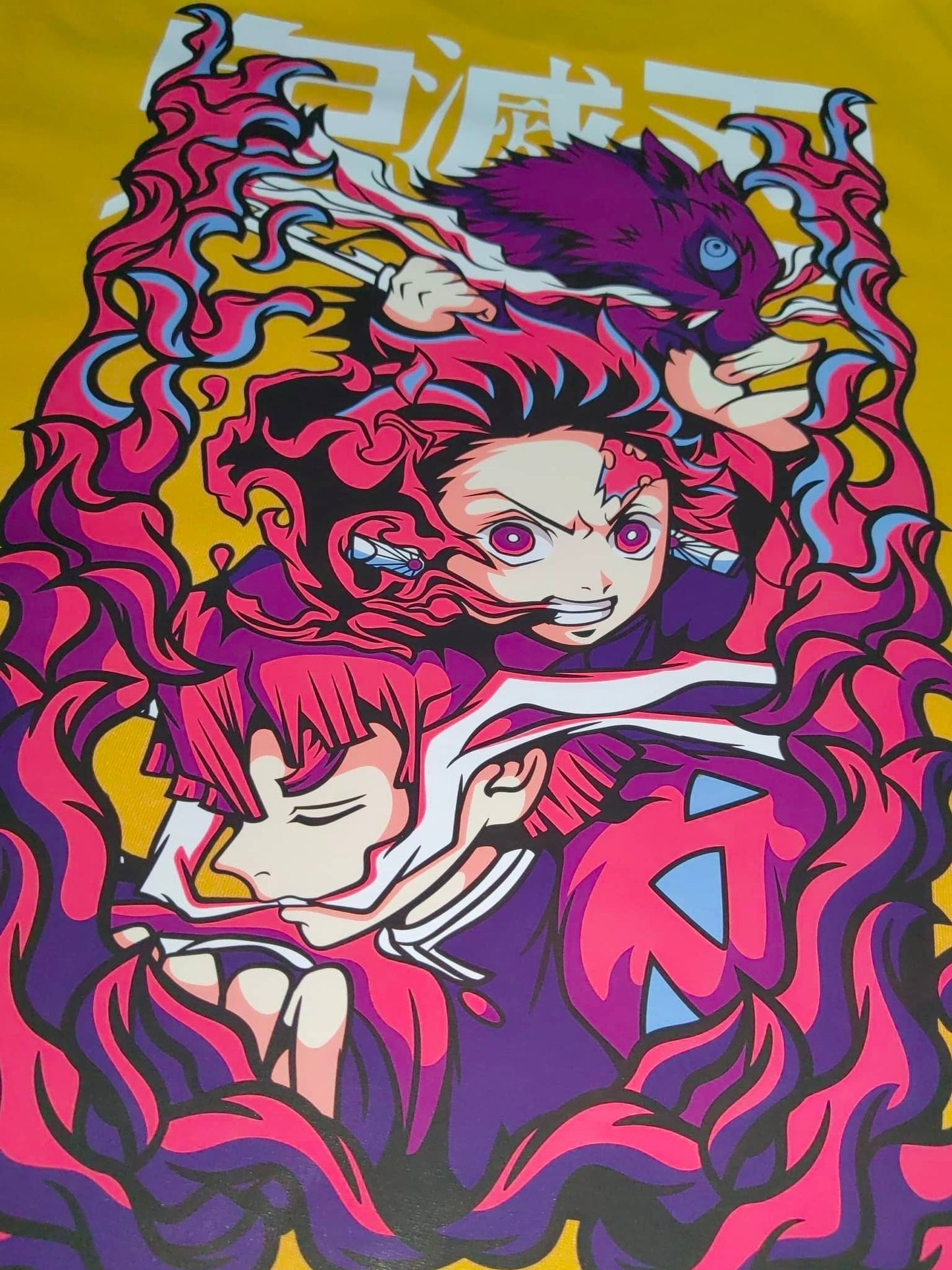 SEF Apparel Anime Inspired Trio Demon Slayer T-shirt