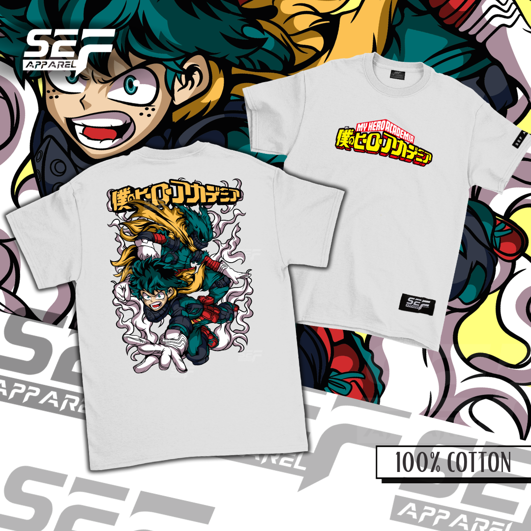 SEF Apparel Anime T-Shirt Midoriya Deku My Hero Academia