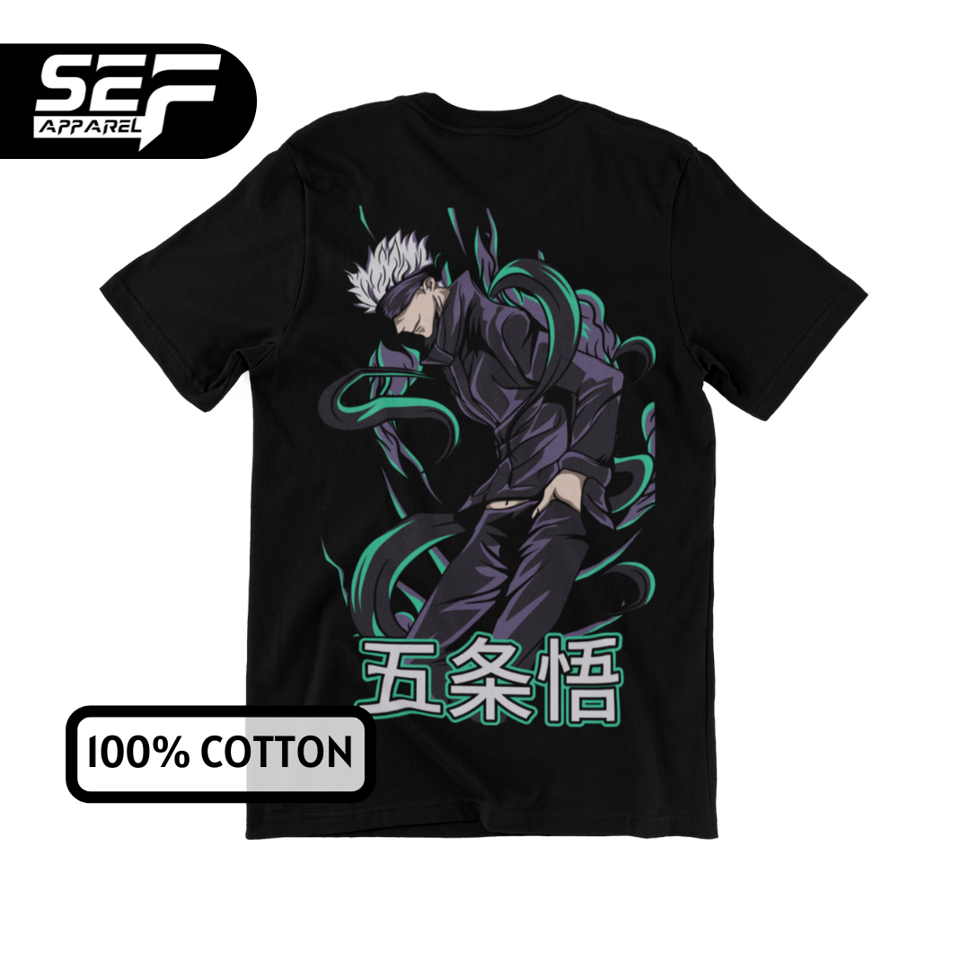 SEF Apparel Anime Series T-shirt Gojo Satoru