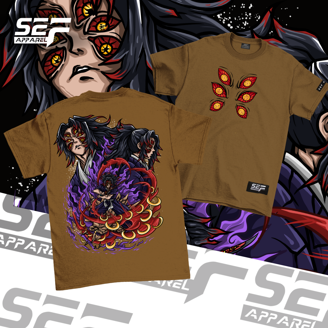 SEF Apparel Kokushibo Demon Slayer T-shirt Unisex Anime