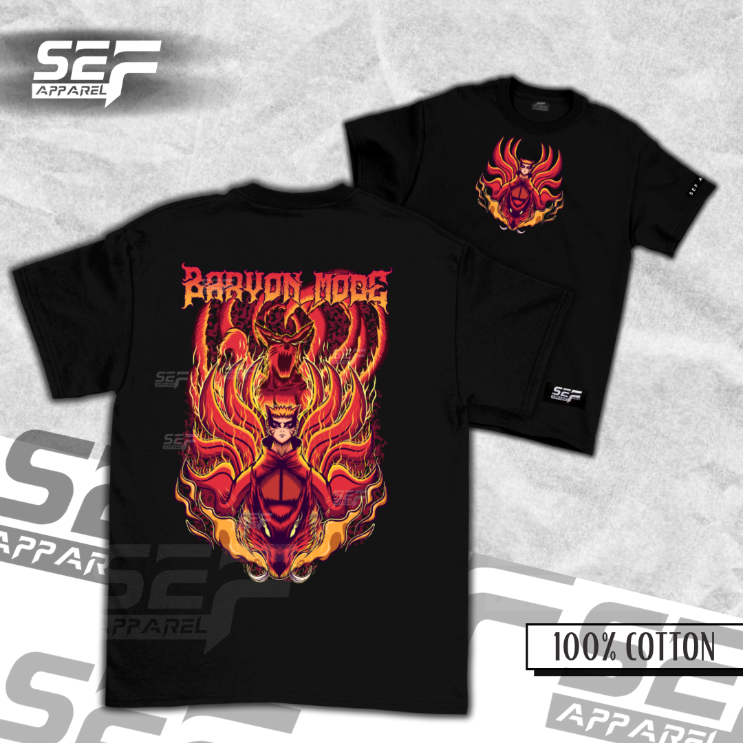 SEF Apparel Anime Baryon Mode Naruto New